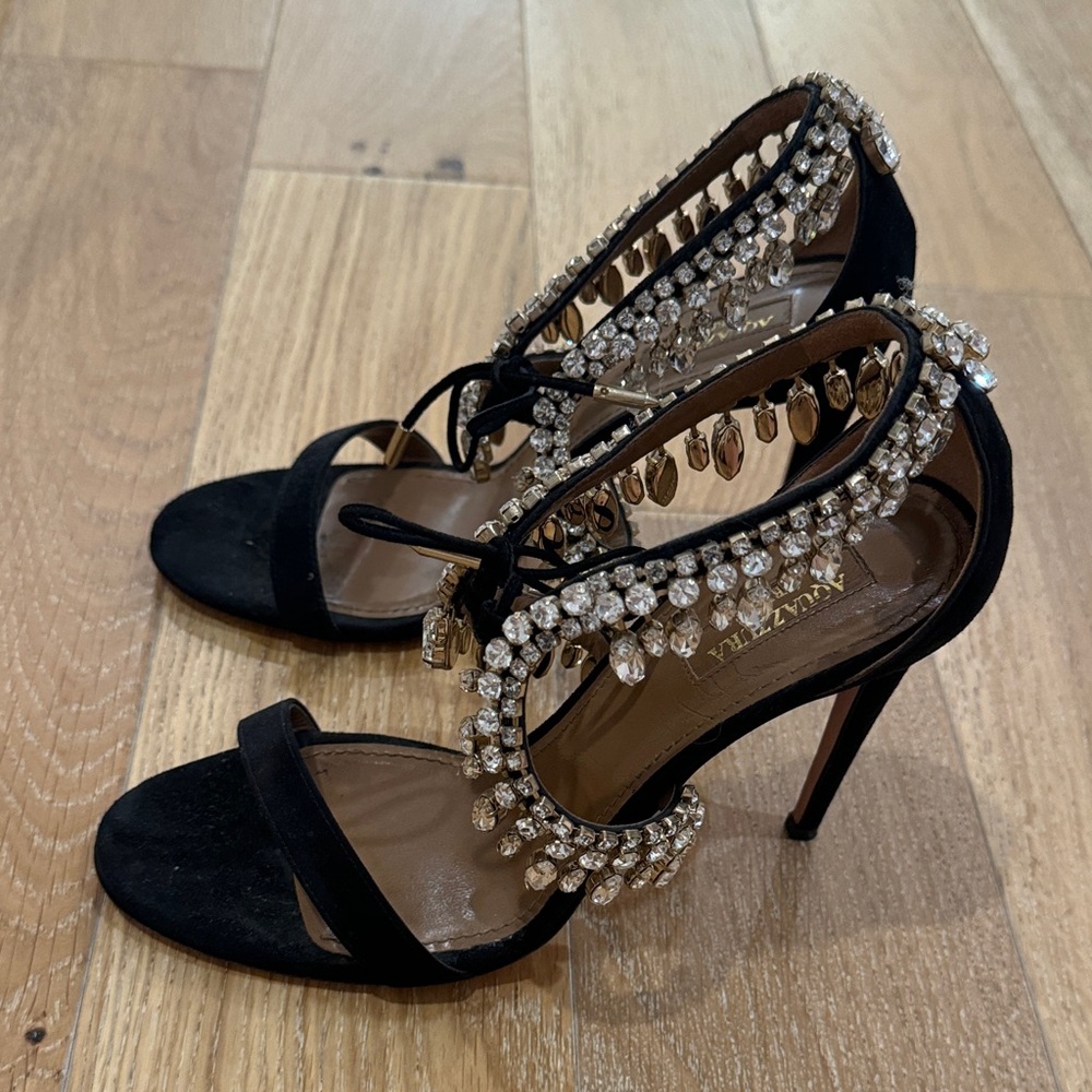 Aquazzura Crystal Heels